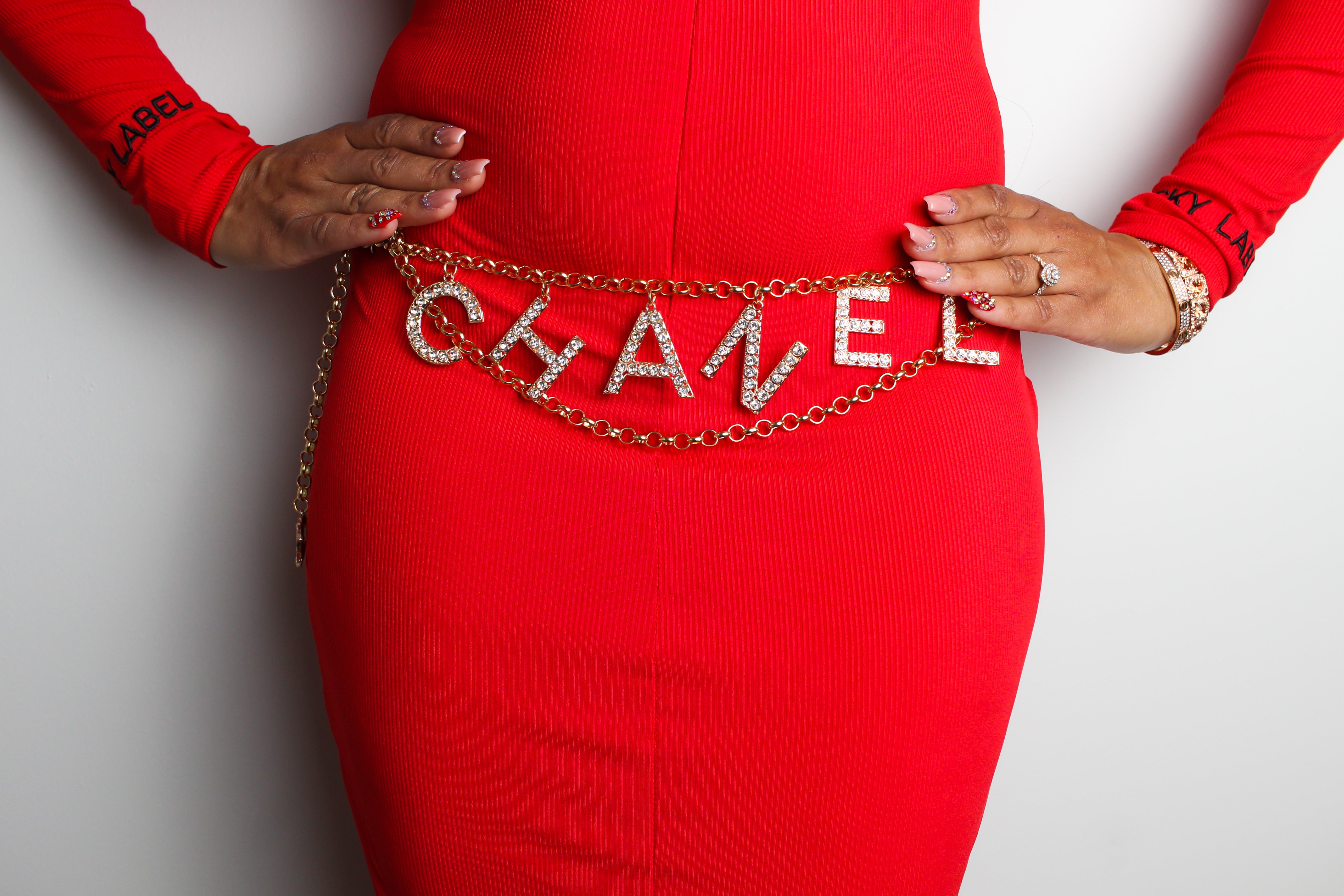 Chanel vintage jeweled chain belt – Dina C's Fab and Funky